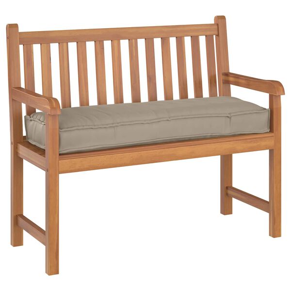 vidaXL Blazina Taupe 120 x 40 x 8 cm Oxford tkanina