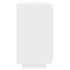 vidaXL Komoda bela 80x40x75 cm konstruiran les