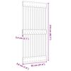 vidaXL Vrata NARVIK Naravna 95 x 210 cm Masiven borov les