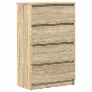 vidaXL Komoda sonoma hrast 60x35x98,5 cm konstruiran les