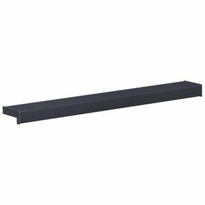 vidaXL Okenski nadstre&scaron;ek Antracit z lesnim vzorcem 100 x 15 x 4,5 cm