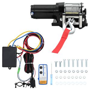 12V Električni Vitel 1360KG + Montažna Plo&scaron;ča + Navojna Vrv + Daljinec