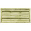 vidaXL Vrtna vrata 2 kosa impregnirana borovina 150x75 cm zelena