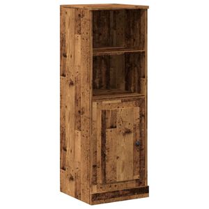 vidaXL Visoka omarica starinski les 36x35,5x103,5 cm inženirski les