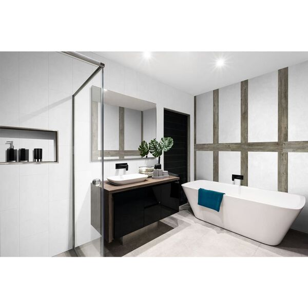 Grosfillex Stenske plo&scaron;če Gx Wall+ 11 kosov kamen 30x60 cm bele