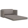 vidaXL Sofa postelja 110cm Taupe blago