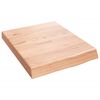 vidaXL Kopalni&scaron;ki pult svetlo rjav 40x50x(2-6) cm obdelan trden les