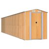 vidaXL Vrtna lopa svetlo rjava 192x855x223 cm pocinkano jeklo