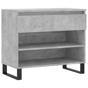 vidaXL Omarica za čevlje betonsko siva 70x36x60 cm inženirski les