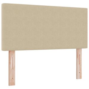 vidaXL Vzglavje Svetlo zelena siva 80 cm Žametna tkanina