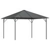 vidaXL Paviljon s streho 3x3 m antraciten