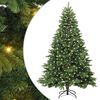 vidaXL Umestno božično drevo med 300 LED Zelena 210 cm PE in PVC