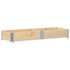 vidaXL Paletni okvir 150x50 cm trdna borovina