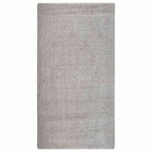 vidaXL Ko&scaron;ata preproga svetlo siva 80x150 cm nedrseča