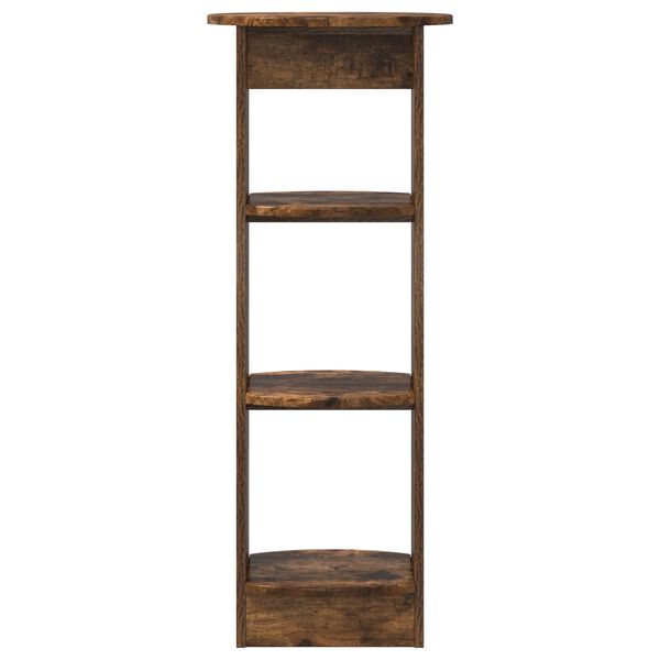 vidaXL Stranska omara Dimljeni Hrast 40 x 40 x 100 cm