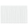 vidaXL Čipkasta Zavesa z zavesami Bela 140 x 400 cm Poliester