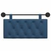 vidaXL Visoki naslon za glavo Modra 100 x 55 x 7 cm blago