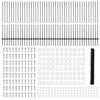 vidaXL Ograja s stebrom Siva 1,4 x 100 m Jeklo in PVC