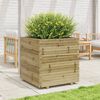vidaXL Vrtno cvetlično korito 70x70x72,5 cm impregnirana borovina