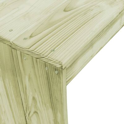 vidaXL Barska miza 170x60x110 cm impregnirana borovina