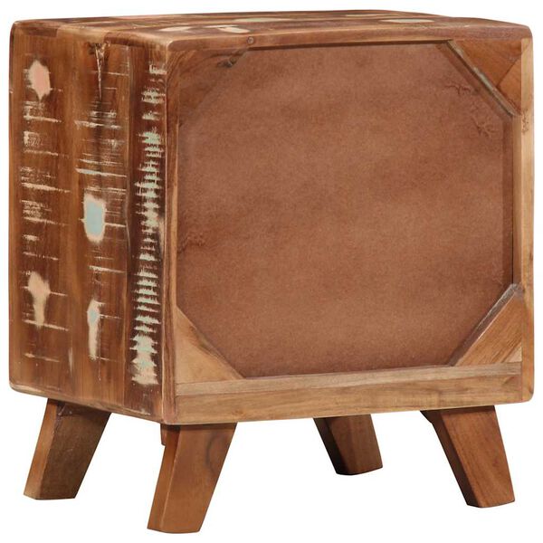 vidaXL Nočna omarica 2 kosa 40x32x46 cm masivni les obnovljen