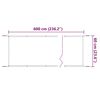 vidaXL Vertikalna markiza bela 60x600 cm tkanina oxford
