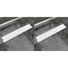 vidaXL Kanaleta za tu&scaron; 2 kosa mehurčki 630x140 mm nerjaveče jeklo