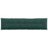 vidaXL Poglavni vzglavnik Temno zelena 200 x 50 cm Žametna tkanina