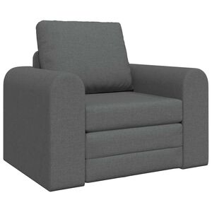 vidaXL Sofa postelja Temno siva 98 x 71 x 83 cm blago