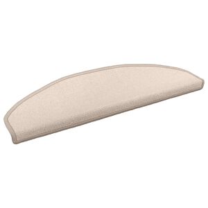 vidaXL Samolepilni stopni&scaron;čni tepihi 15 kos 80 x 24,5 x 3,5 cm Taupe