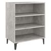 vidaXL Komoda betonsko siva 57x35x70 cm iverna plo&scaron;ča