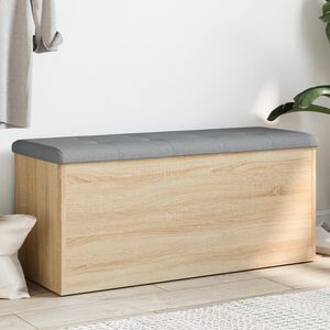 vidaXL Shranjevalna klop iz hrasta sonoma 102x42x45 cm inženirski les