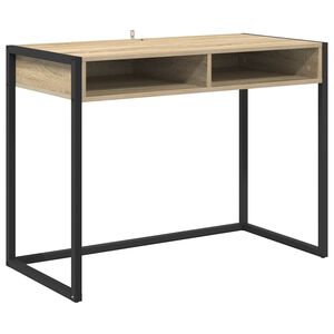 vidaXL Miza Sonoma Inženirski les 100 x 50 x 75 cm