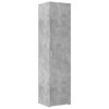vidaXL Visoka omara betonsko siva 45x42,5x185 cm inženirski les