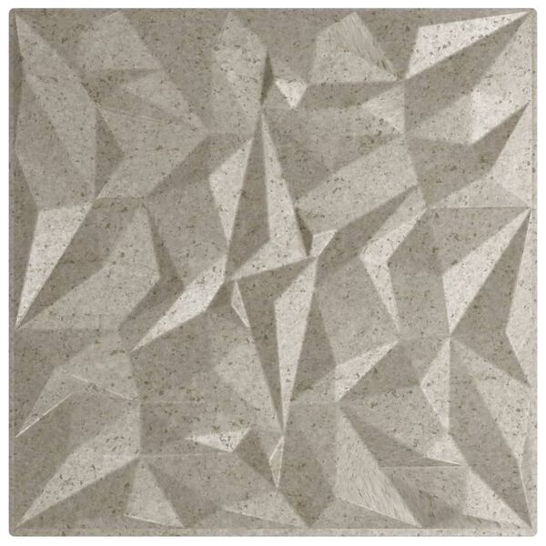 vidaXL Stenski paneli 48 kosov beton 50x50 cm XPS 12 m² ametist