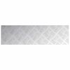 vidaXL Stopnice Pravokotna 4 pcs srebrna 70 x 20 cm Aluminij