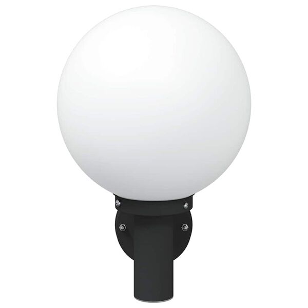 vidaXL Zunanja stenska luč Črna 28 x 25 x 38 cm