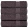 vidaXL Brisače za roke FROGN 4 kosi antracitne 50x100 cm 360 g/m&sup2;