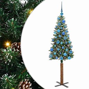 vidaXL Ožja jelka Zelena 150 cm PVC in trden bor