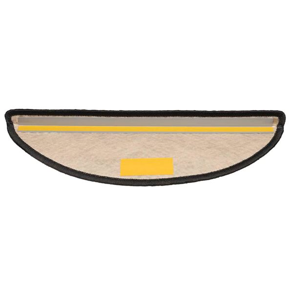 vidaXL Samolepilne preproge za stopnice sisal 30kos 56x17x3cm antracit