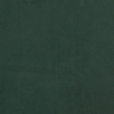 vidaXL Posteljni okvir temno zelen 90x200 cm žamet