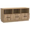 vidaXL TV omarica Artisan hrast 102 x 34,5 x 47 cm Inženirski les