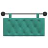 vidaXL Visoki naslon za glavo Turkizna 100 x 55 x 7 cm Žamet
