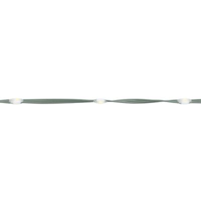 vidaXL Osvetljena novoletna jelka s konicami 220 LED barvita 180 cm