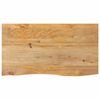 vidaXL Mizna plo&scaron;?a z naravnim robom 100x60x2,5 cm trden mangov les