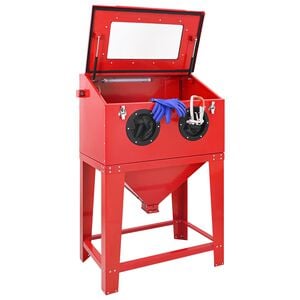 vidaXL Kabinet za peskanje 245 L 120 PSI Hladno valjano jeklo