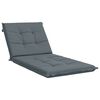 vidaXL Blazina za ležalnik GEMERT 100% poliester Modra 190 x 80 x 9 cm