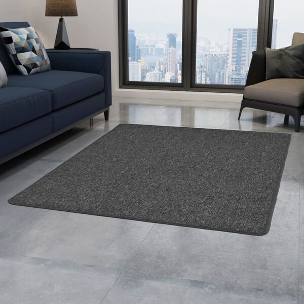 vidaXL Preproga taftana 120x180 cm siva