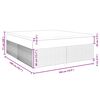 vidaXL Box spring postelja z vzmetnico krem 180x200 cm blago
