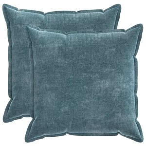 vidaXL Prevleka za blazino 2 kos HOUTEN Modra 80 x 80 cm